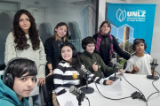 Alumnos y alumnas de la Escuela Secundaria 11 de San Vicente y sus trabajos